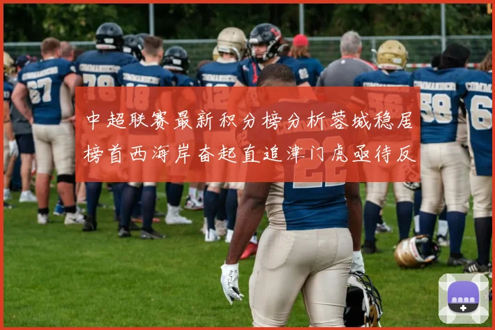 中超联赛最新积分榜分析蓉城稳居榜首西海岸奋起直追津门虎亟待反弹